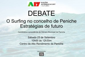 O Surfing no concelho de Peniche vai a debate com candidatos à Autarquia