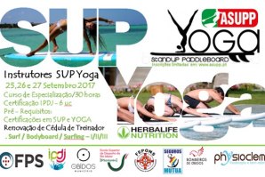 Inscrições abertas para Instrutor de SUP Yoga