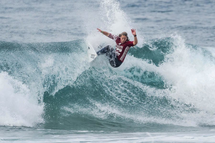 Camilla Kemp em ação no Ballito Pro este fim de semana.