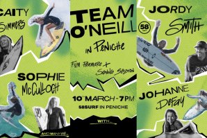 Encontra o Team O&#039;Neill este Domingo dia 10 de Março na 58 Surf em Peniche