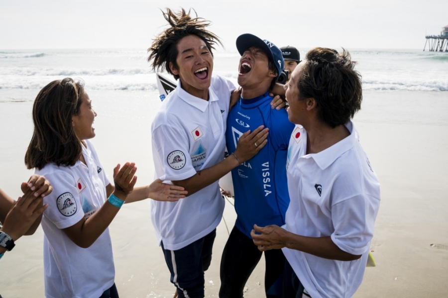 HISTORICAL WINING OF JAPAN IN THE ISA WORLD JUNIOR SURFING GAMES 2018