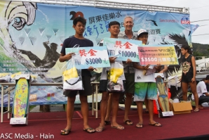 Champions Crowned to Complete the 12th Jaileshuei Surf Festival 2017 in Taiwan
