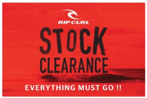 RIP CURL STOCK CLEARANCE AT SUNSET ROAD