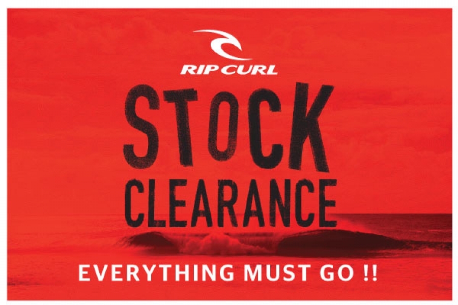 RIP CURL STOCK CLEARANCE AT SUNSET ROAD