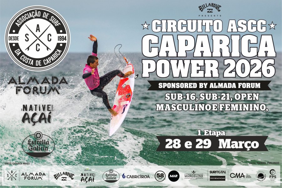 Inscrições abertas para a 1.ª etapa do Circuito ASCC Caparica Power 2026
