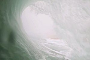 Drone Barrel at Praia do Norte - Nazaré - Portugal