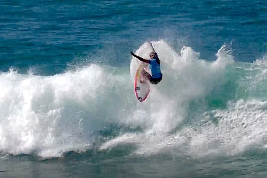 Maria Salgado fez a segunda melhor onda do heat