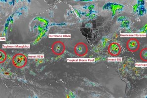 9 GRANDES TEMPESTADES &quot;PARALELAS&quot; NO PLANETA TERRA