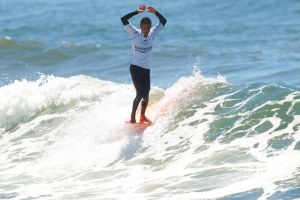 Martin Coret, da Ilha Reunião, foi um dos destaques do dia.