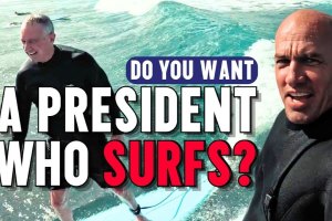 Kelly Slater nunca votou - mas a sua amizade com o candidato Robert F. Kennedy Jr. pode mudar isso