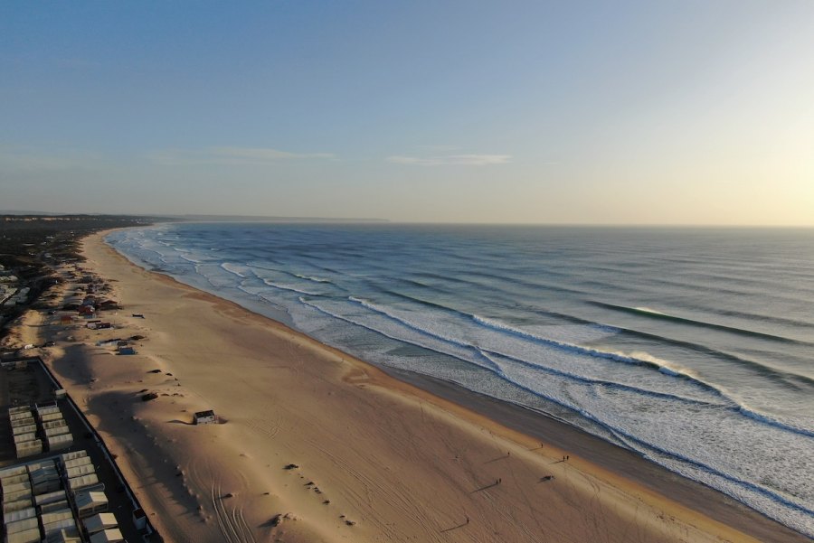 Vista aérea da Costa da Caparica