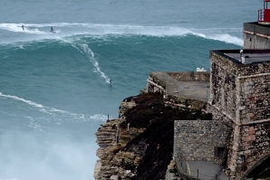 Os primeiros rugidos da Nazaré