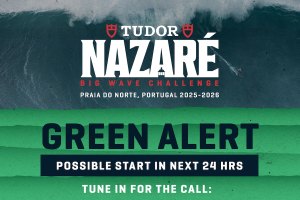 TUDOR Nazaré Big Wave Challenge confirmado para sábado dia 13 de Dezembro