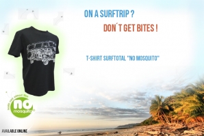 T SHIRTS SURFTOTAL COM TECNOLOGIA &quot;NO MOSQUITO&quot;