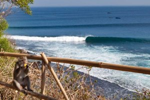 Vista panorâmica de Padang Padang