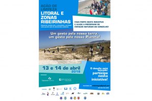 Limpeza de praia em Ofir no dia 14 de abril