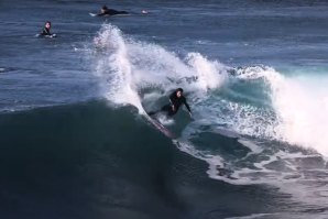 Condições de sonho na Ericeira, com Miguel Blanco, Arran Strong e Tomás Fernandes