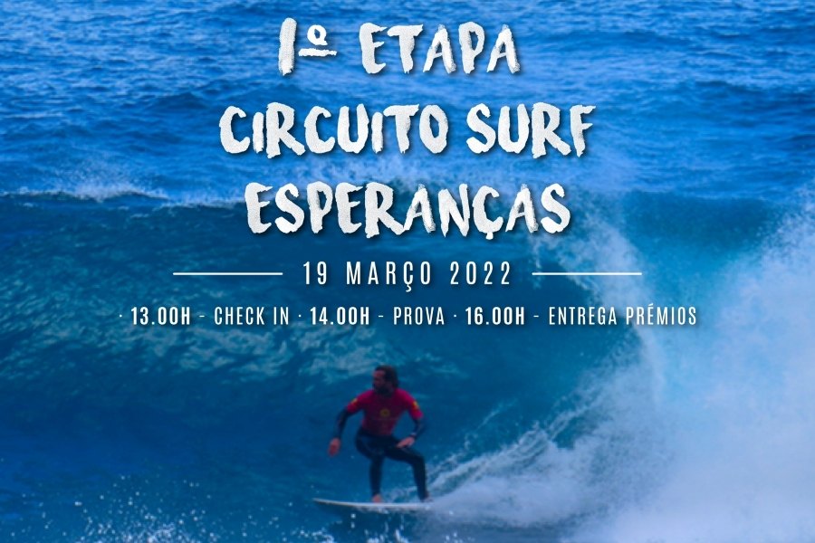 1ª etapa do Circuito Regional de Surf Esperanças 2022 na Madeira será no dia 19 de Março