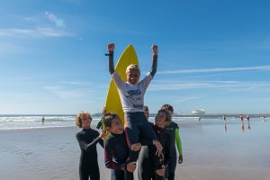 O atleta do Lombos Praia, Francisco Santos, foi o grande campeão