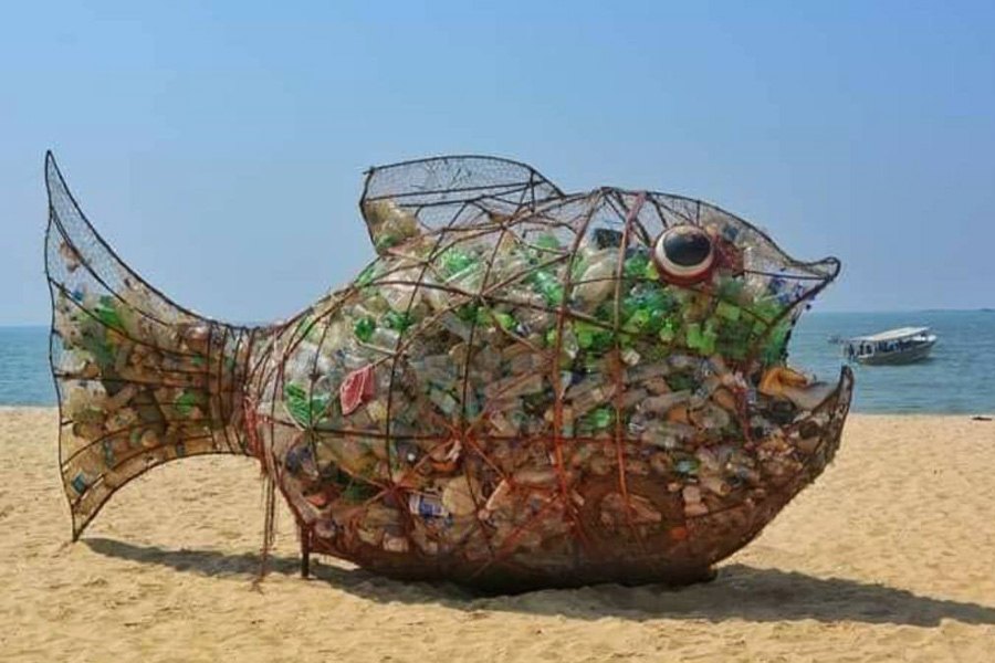 Uma ideia interessante para ajudar a erradicar o plástico das praias