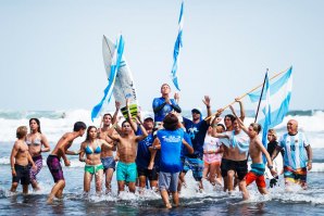 Ignacio Gundesen, da Argentina, surpreendeu tudo e todos na Sub-18 masculina. 