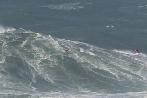 João Macedo, hoje na Nazaré. Foto por Remi Berthet