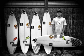 Alex Ribeiro junto ao novo quiver. 