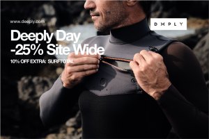 Celebração de aniversário da Deeply em 2025 – Promocode SURFTOTAL permite desconto de até 35%,
