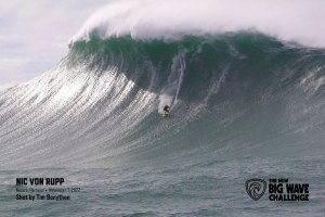 Nic Von Rupp na Nazaré