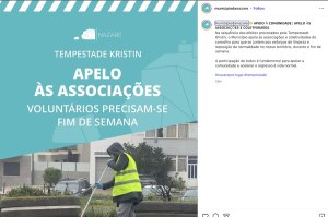 Tempestade Kristin deixa rasto de destruição na Nazaré e motiva apelo urgente a voluntários