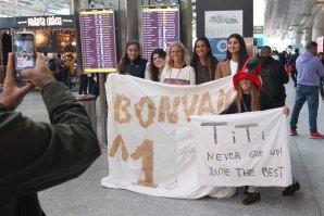 Fomos acompanhar a chegada de Teresa Bonvalot a Lisboa