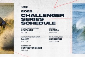 WSL anuncia os calendários do Challenger Series e Longboard Tour 2025