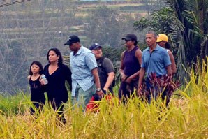 Barack Obama de visita à Ilha dos Deuses