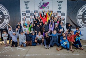 Francisco Anglani, Francisca Miranda e Khai Tanguay vencem 3ª etapa do Circuito ASCC Super Groms 2023