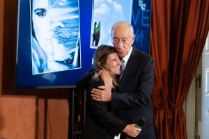 Joana Andrade esteve ao lado do Presidente da República no terceiro encontro do programa "Heróis pelo Oceano"