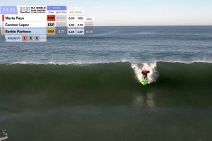 Marta dropou as maiores ondas do set