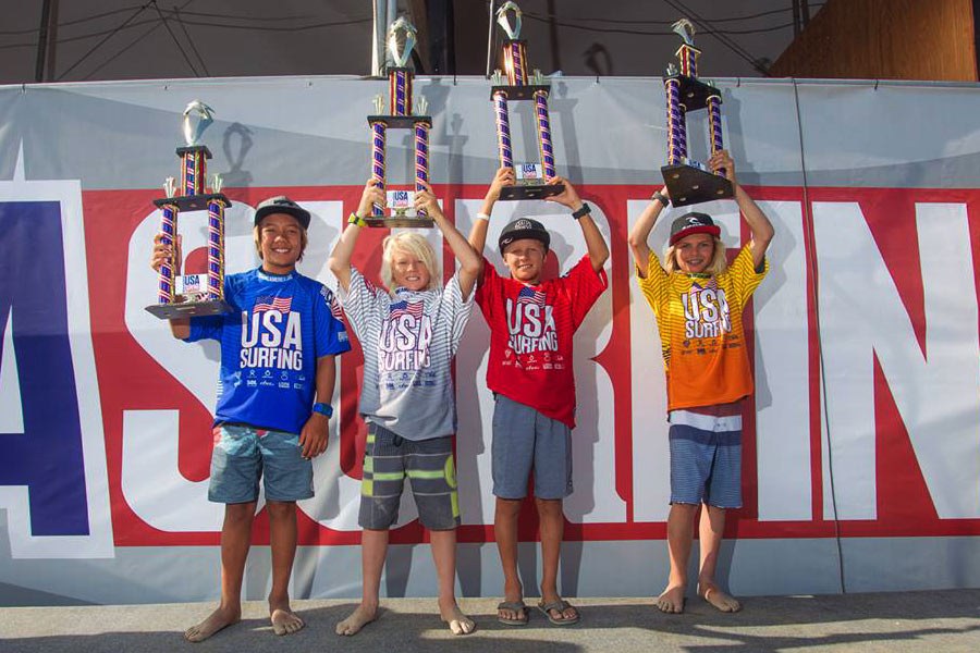 O futuro do surf norte-americano esteve em competição durante quatro dias.