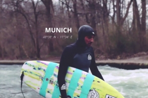 Surf urbano em Munique: diversão garantida