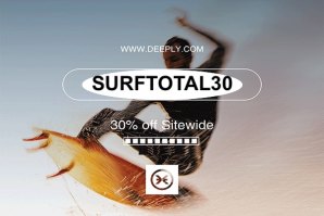 Surftotal30 o código que dá 30% de desconto na black friday da Deeply