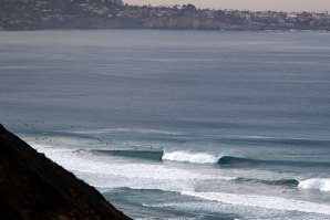 Black Beach, em San Diego, a debitar condições de gala. 