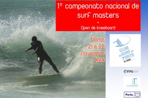 1º CAMPEONATO NACIONAL DE SURF MASTERS NO PORTO - 21 E 22 DE NOVEMBRO