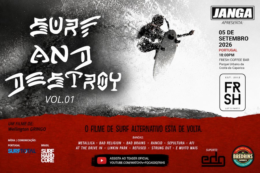 “Surf and Destroy” estreia a 5 de setembro na Costa da Caparica