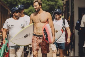 Frederico Morais junto com David Raimundo, Pedro Fiji assim como o camara Português