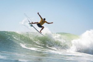 Kanoa Igarashi nos World Surfing Games da ISA em 2018 Foto: ISA / Sean Evans