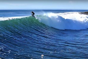 Filmagens de drone e de terra mostram-nos a perfeição da onda dos Coxos