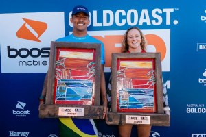 Samuel Pupo e India Robinson