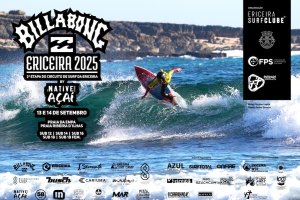 Circuito Billabong Ericeira 2025 decide títulos a 13 e 14 de setembro