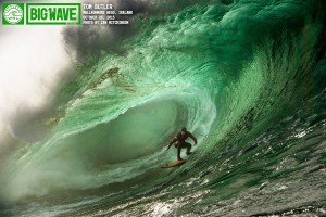 Tom Butler numa das ondas finalistas para Melhor Tubo.
