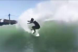 Caio Ibelli testa melhorias na onda artificial de Kelly Slater