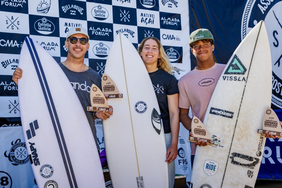André Moi, Maria Dias e Francisco Anglani vencem 1.ª etapa do ASCC Caparica Power 2026